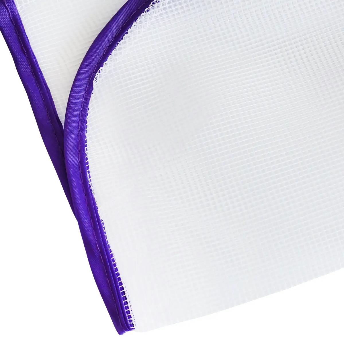 Тканевая сетка для глажки белья Protective cloth набор 40х57 см 3 шт. Белый/Фиолетовый (1009375-White) - фото 8 Тканевая сетка для глажки белья Protective cloth набор 40х57 см 3 шт. Белый/Фиолетовый (1009375-White) - фото 8
