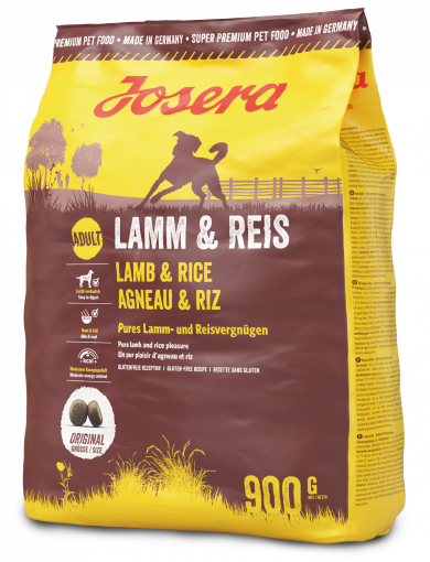 Корм для собак сухой Josera Lamm & Reis 0,9 кг