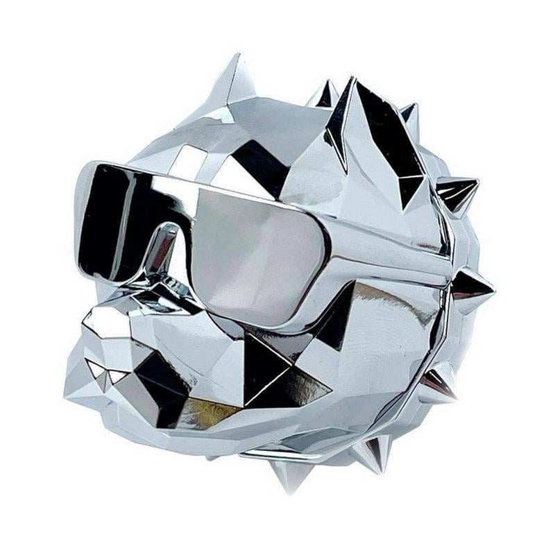 Ароматизатор автомобильный на решетку Питбуль Серебристый (3793-Leader)