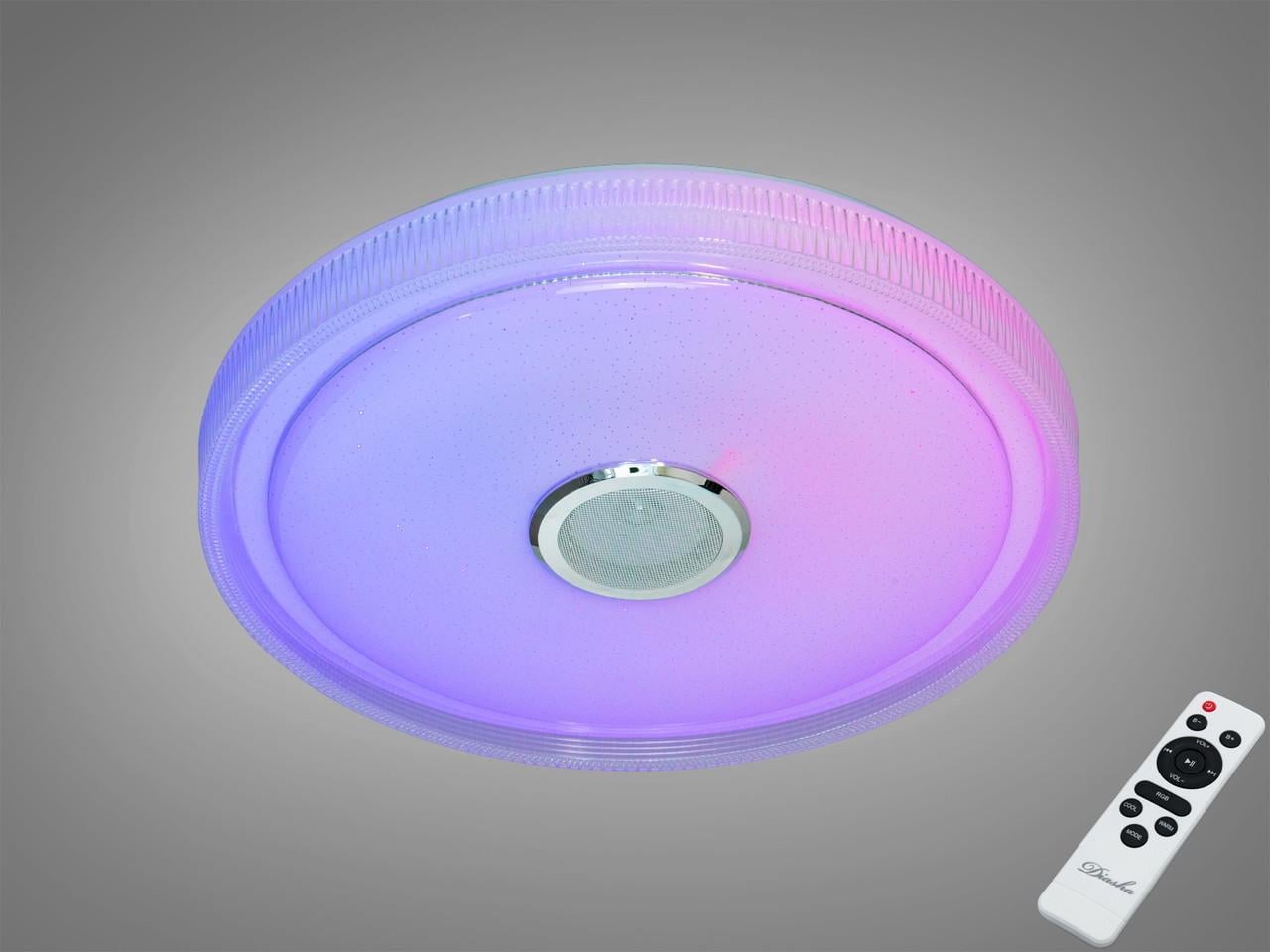 Люстра потолочная светодиодная Diasha RGB MP3 TUYA 80Вт Белый (2989241247)