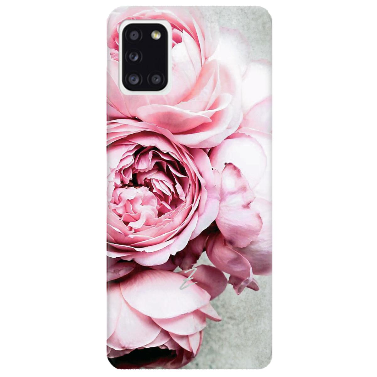 Силиконовый чехол Zorrov для Samsung Galaxy A31 - Peony (14110040140088823) - фото 1