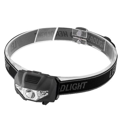 Фонарь налобный 2016-COB T103-3SMD Grey