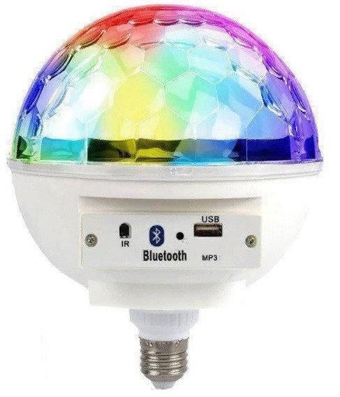 Диско-шар LED Cryst armagic ball light E27 997 BT с пультом (13-1-27997) - фото 1