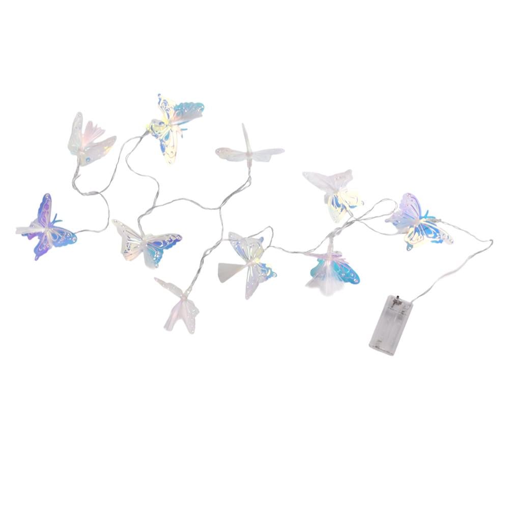 Гирлянда светодиодная Бабочки R96305 2 м 10 диодов Прозрачный