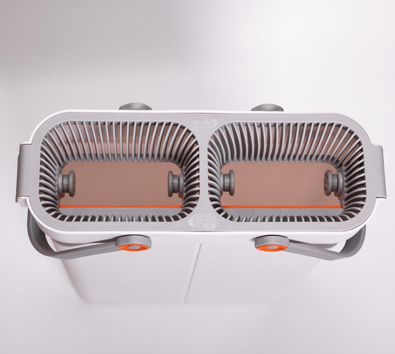 Швабра с ведром для мытья пола с отжимом HP-35015-18 (A-035238) - фото 7