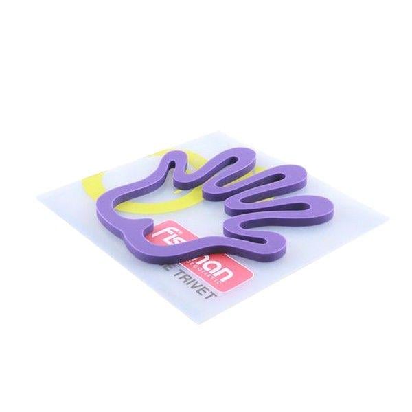 Подставка под горячее Fissman Ладонь силиконовая Фиолетовый (PR-7047.HD)