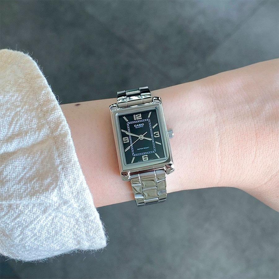 Наручний годинник жіночий Casio LTP-1234DD-1A Срібний (2539462423) - фото 6