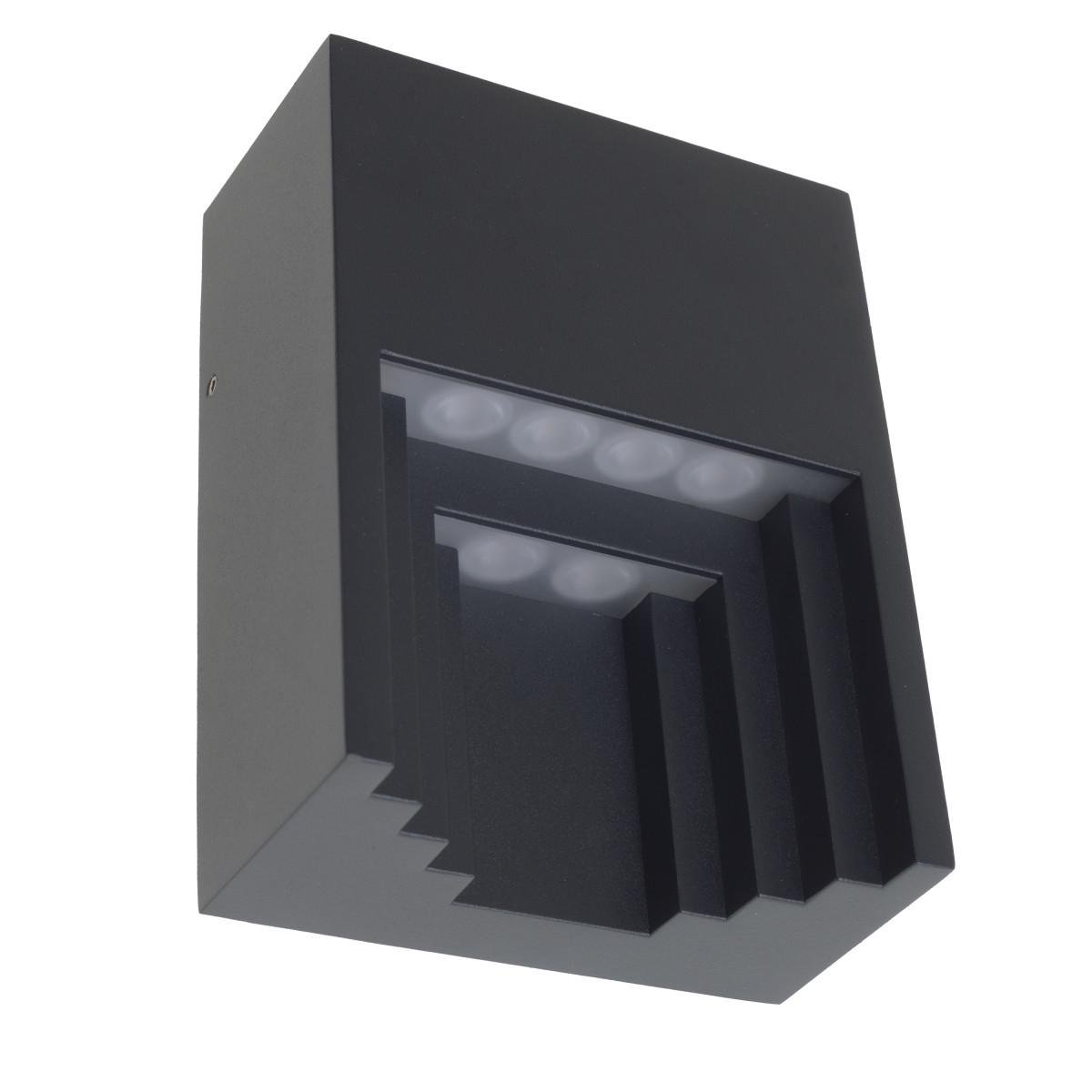 Подсветка LED фасадная Brille IP54 AL-285/7W NW BK (34-309)