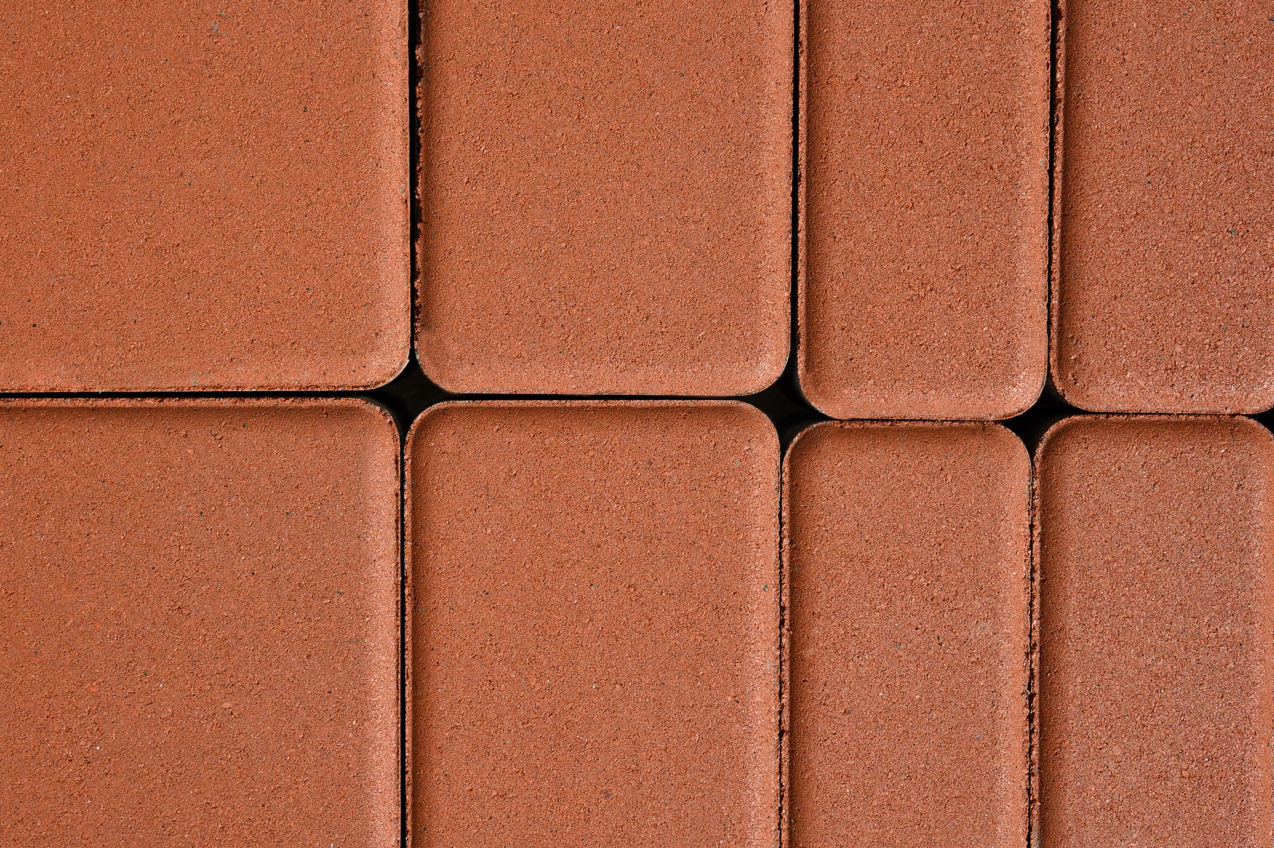 Тротуарна плитка Старе Місто CONTUR BRUK в=4 Червоний