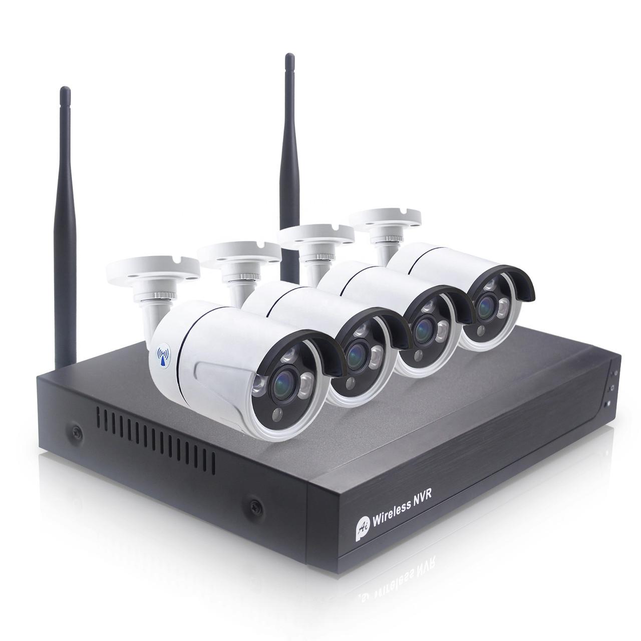 WiFi комплект видеонаблюдения USmart ICK-01w на 4 камеры Tuya 2 Мп FullHD