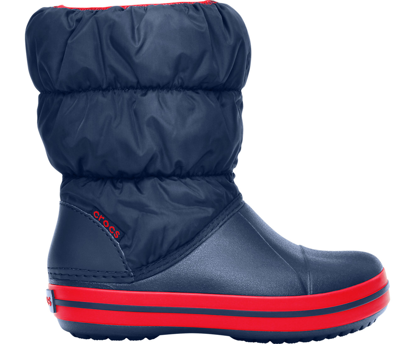 Чоботи зимові Crocs Kids Winter Puff Boot р. 11/28/18 см Navy/Red