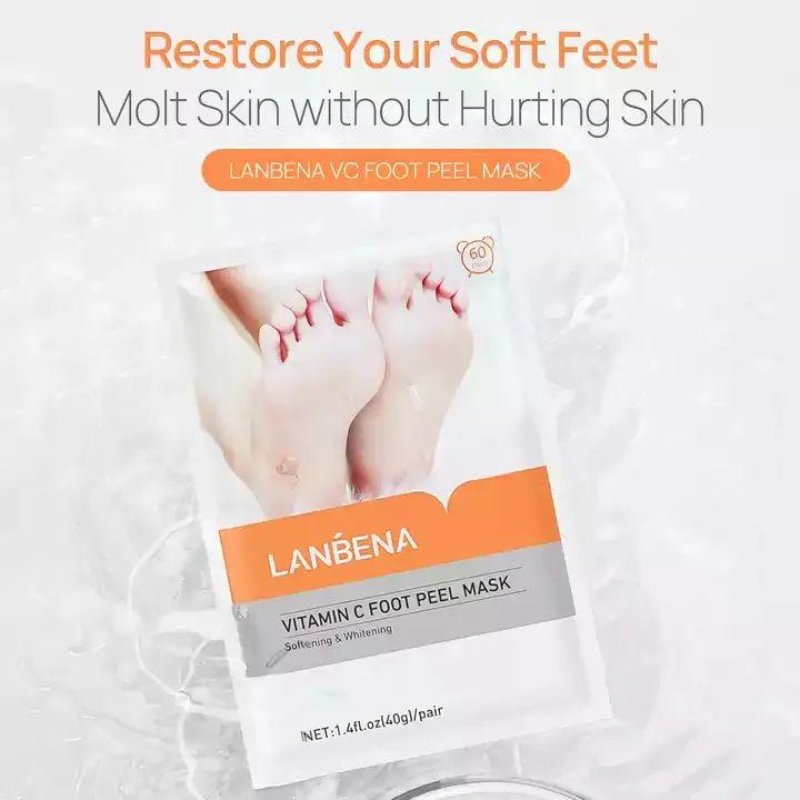 Маска-пілінг для ніг Lanbena Foot Peel Mask Vitamin C 40 г - фото 3