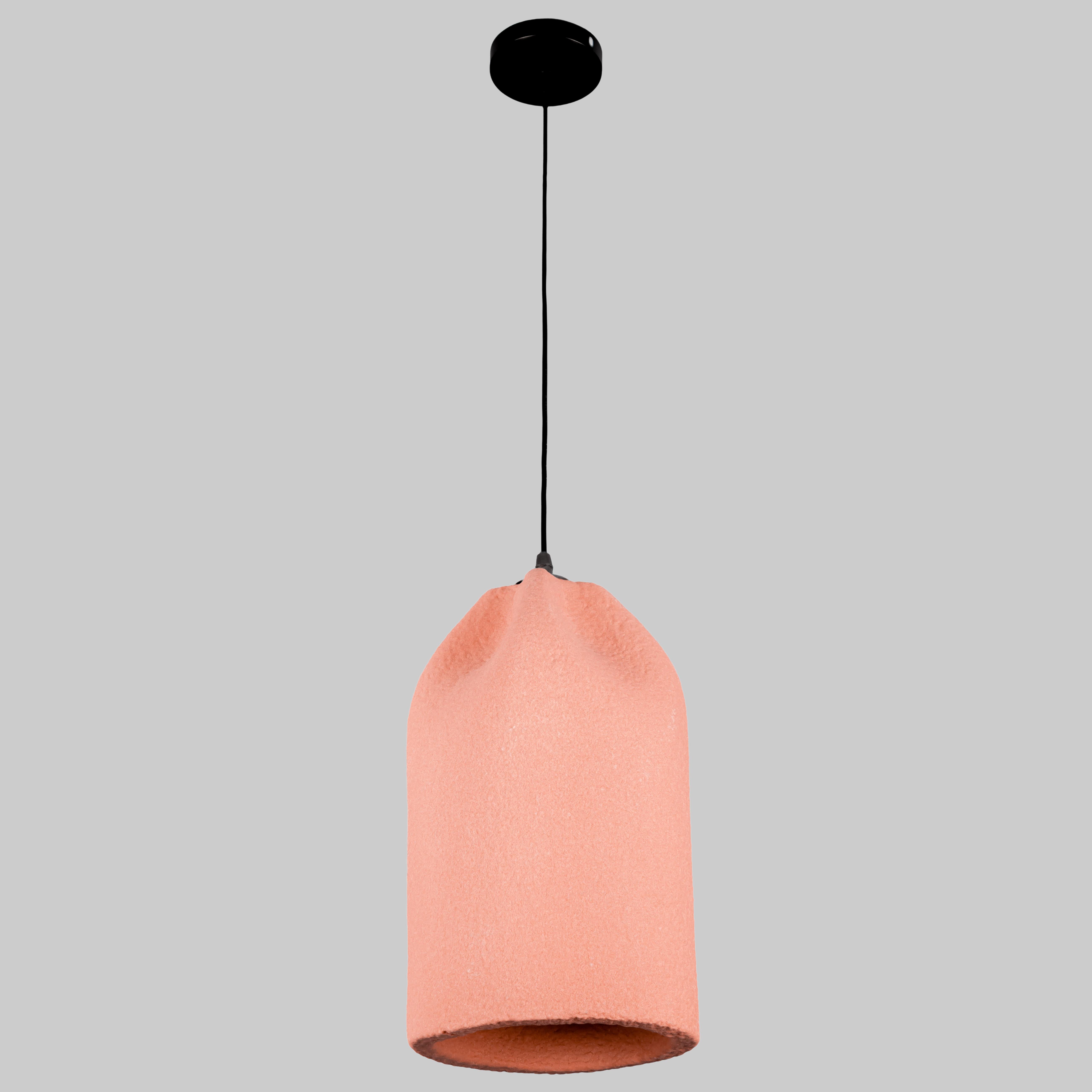 Люстра гипсовая Wabi-Sabi 22х36 см Оранжевый (909-XL3585 (220) WINE RED)