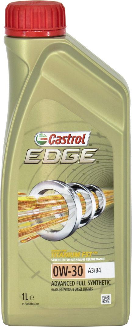 Моторная смазка бензин/дизель 0W-30 Castrol EDGE A3/B4 1 л (15334A)