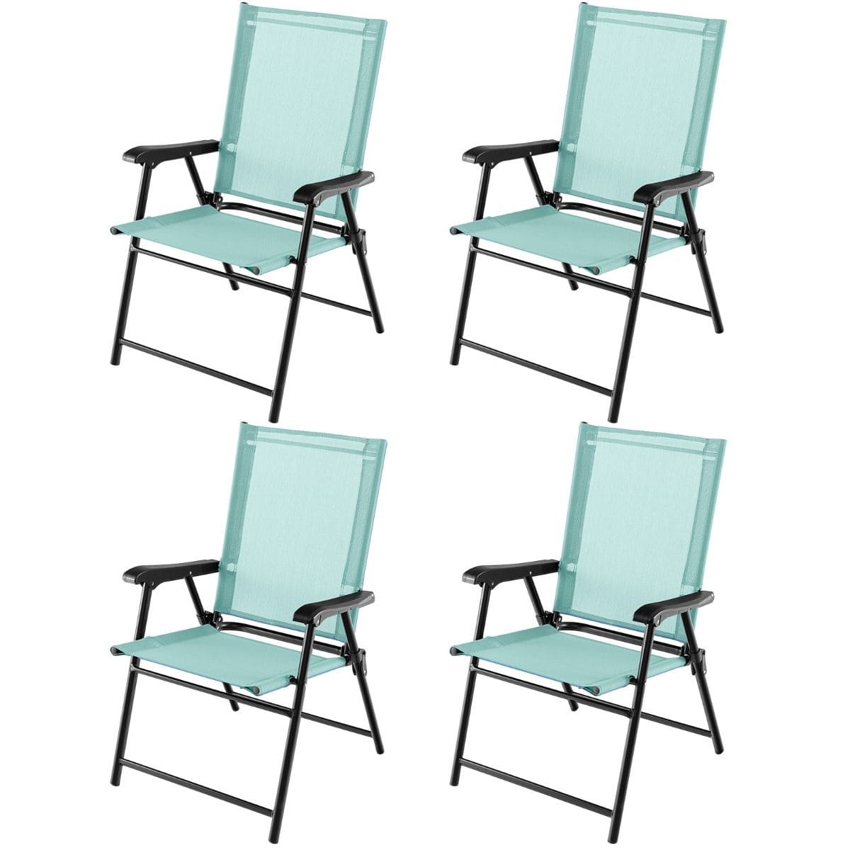 Стул садовый складной 60x65x93 см Зеленый (COSTWAY-01434) Стул садовый складной 60x65x93 см Зеленый (COSTWAY-01434)