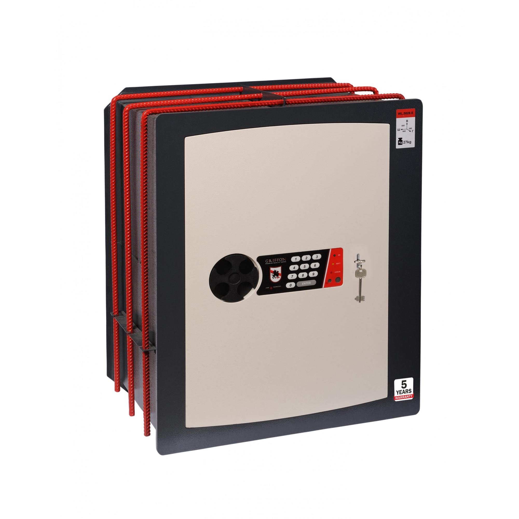 Сейф встраиваемый Griffon WL.5028.K.E на арматуре (2-12-WL.5028.K.E)