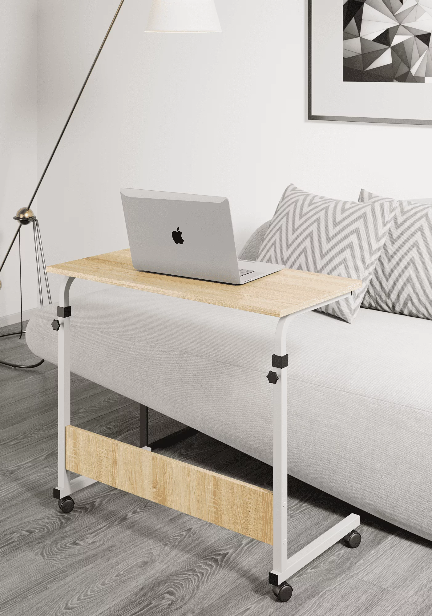 Компьютерный стол на колесах Portable Дуб сонома (por_005)