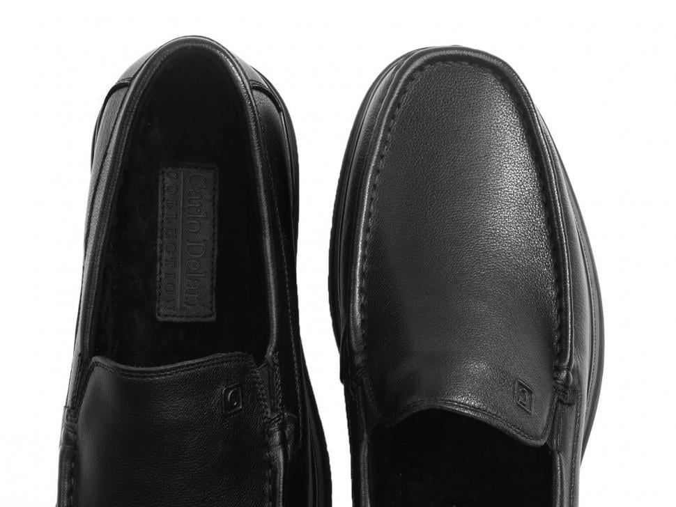 Мокасины Carlo Delari 7254002 р. 44 Черный (23379) - фото 4 Мокасины Carlo Delari 7254002 р. 44 Черный (23379) - фото 4