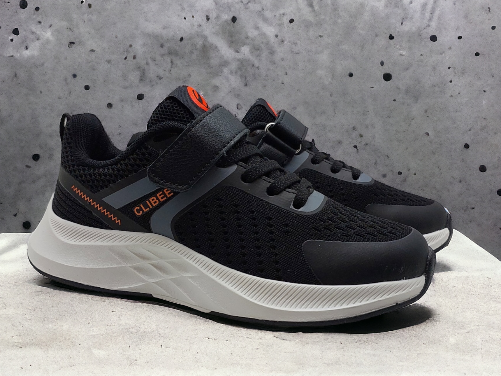 Кроссовки Clibee р. 32 Black-Orange (260BK)