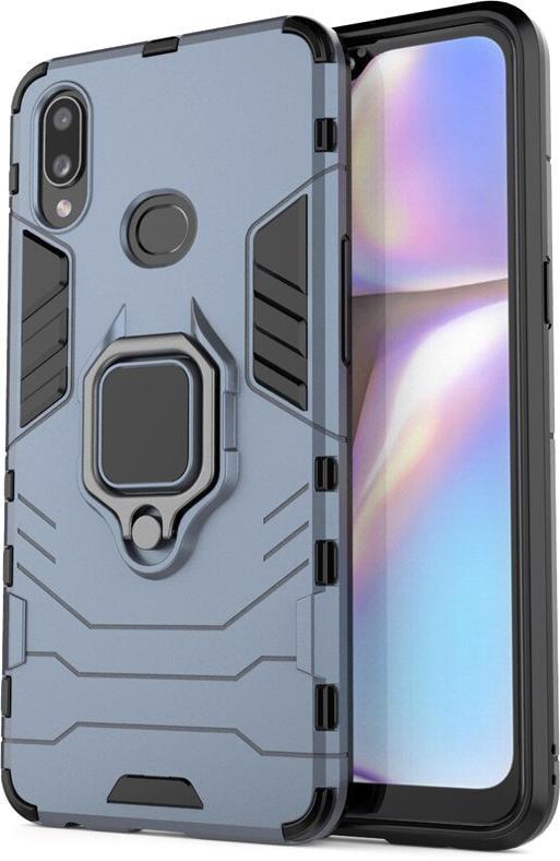 Противоударный чехол Transformers для Samsung Galaxy A10s A107 (подставка кольцо) Graphite (10946-40)