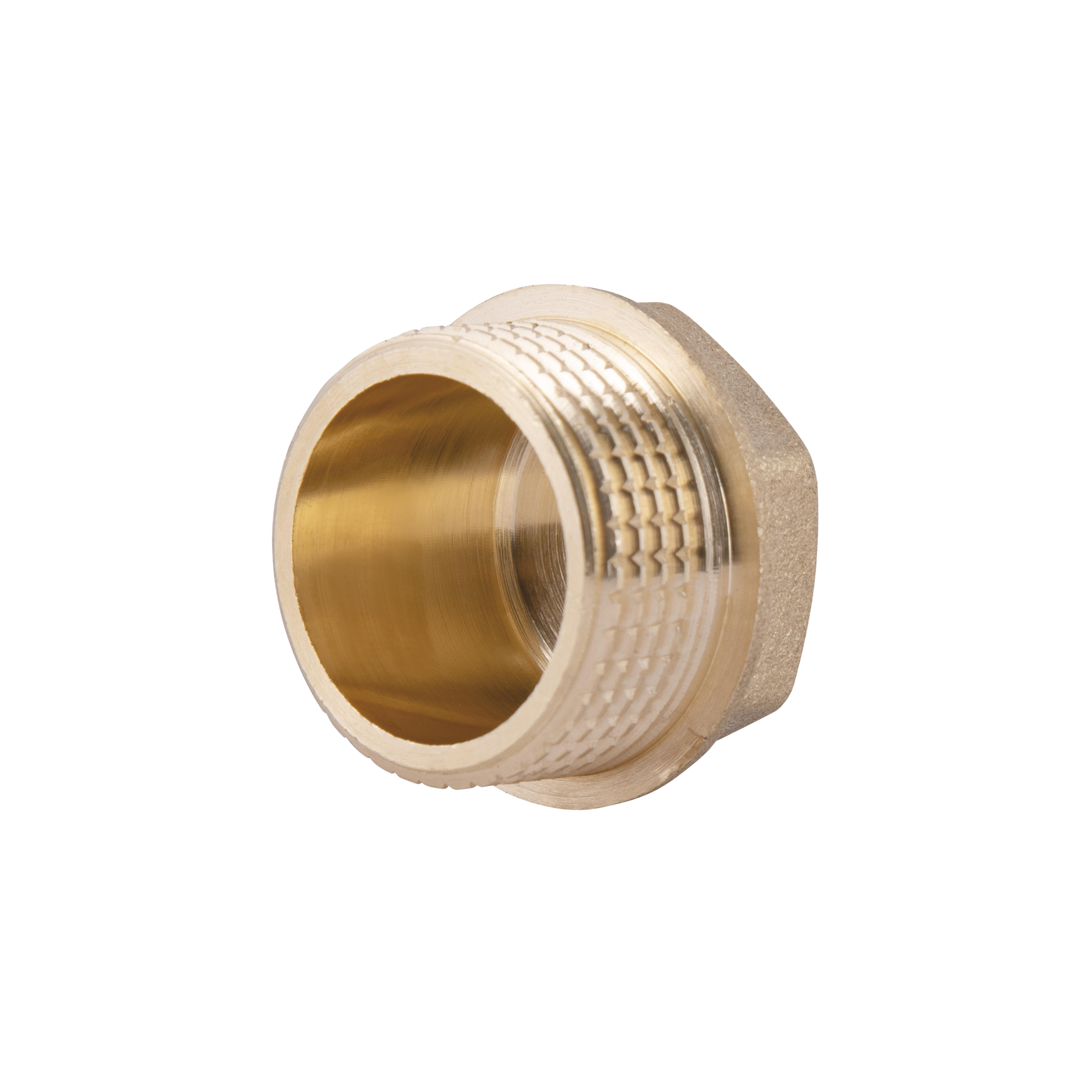 Заглушка латунная Thermo Alliance Standart 3/4" Н Желтый (SD40320)