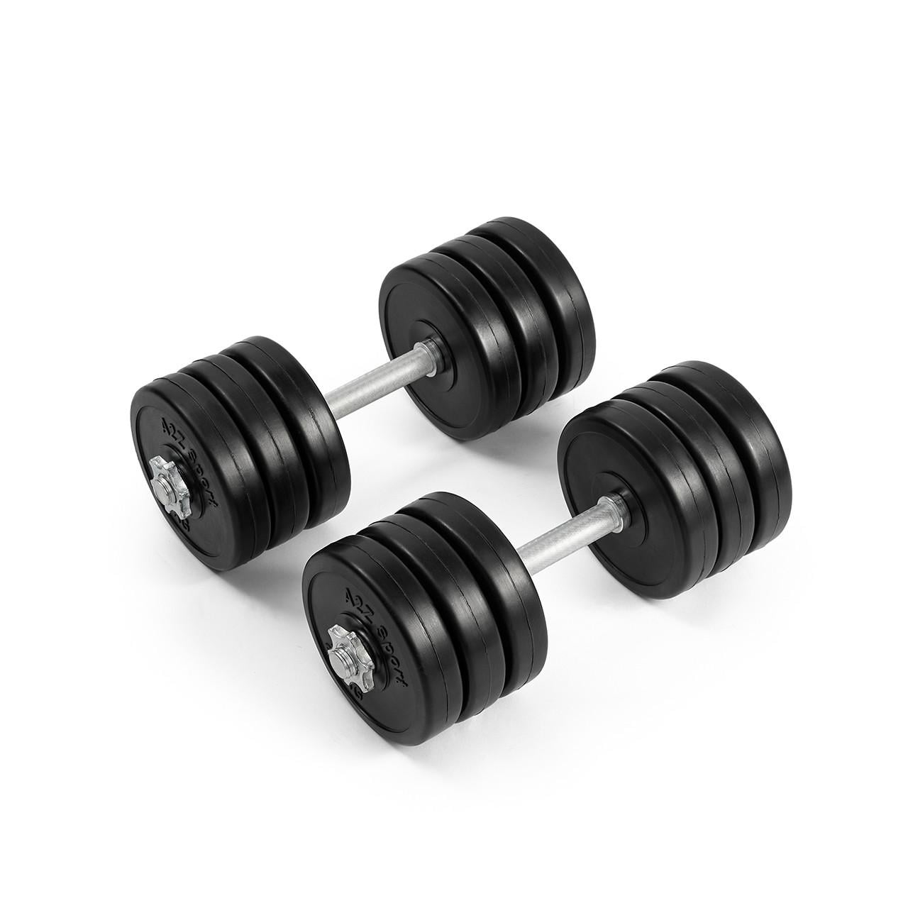 Комплект металевих гантелей 2х16,5 кг (DCV-30)