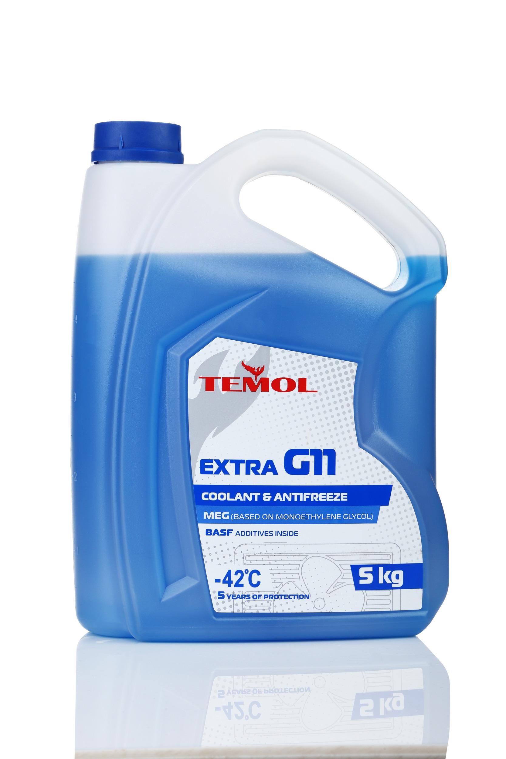 Антифриз TEMOL EXTRA G11 5 л Blue (T-EG11B-5L)