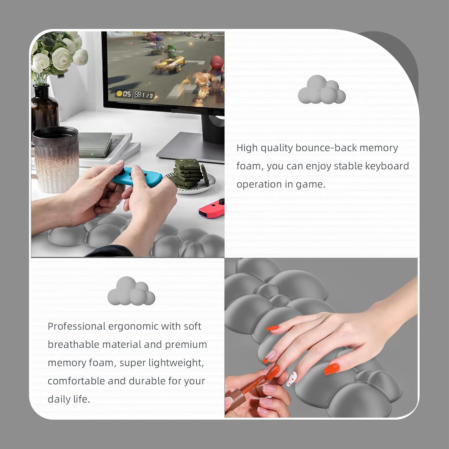 Подставка под запястье для клавиатуры Bubbles Grey - фото 12 Подставка под запястье для клавиатуры Bubbles Grey - фото 12