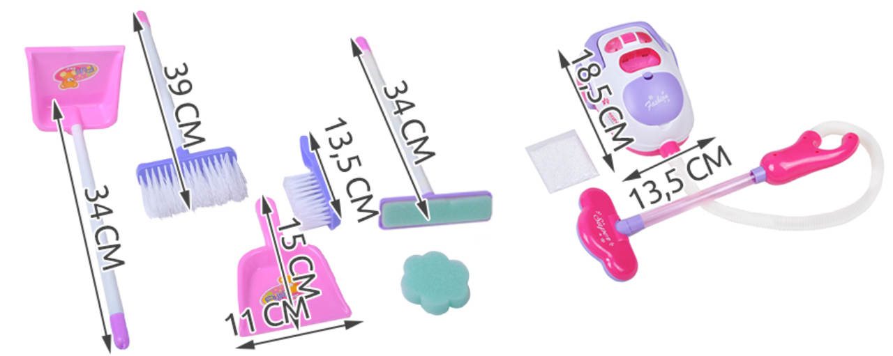 Детский набор для уборки Мамина помощница A5938 (2698531236) - фото 5