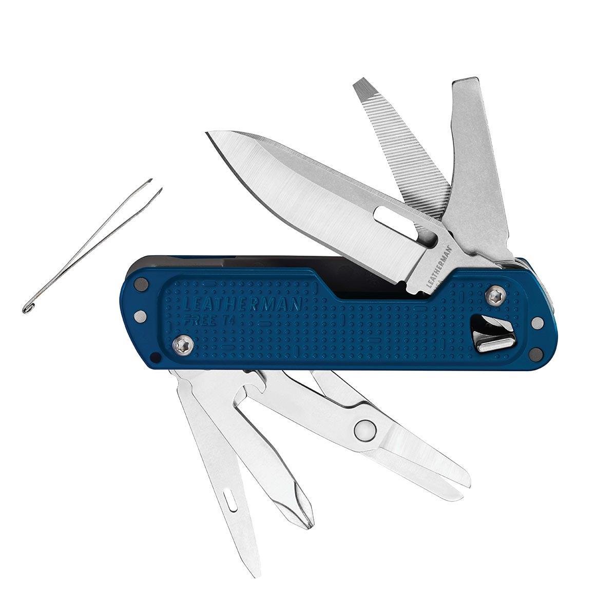 Мультитул Leatherman Free T4 17 инструментов Navy (832879)