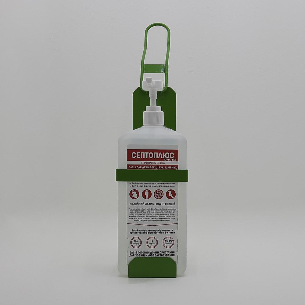 Локтевой дозатор c антисептиком Септоплюс-ультра SK EDW1К WS RAL 6018 1 л Зеленый - фото 3 Локтевой дозатор c антисептиком Септоплюс-ультра SK EDW1К WS RAL 6018 1 л Зеленый - фото 3