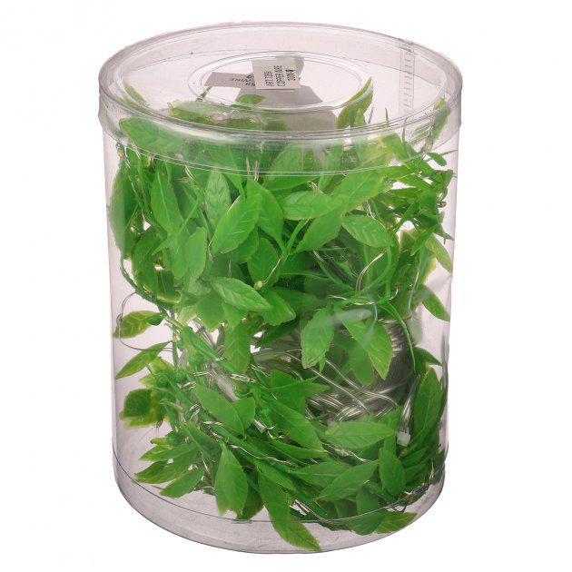 Гірлянда Штора Листя верби 3х1 м 200 LED мідний дріт з подовжувачем Різнокольорий (47982)