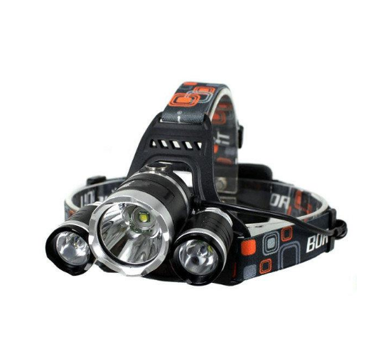 Ліхтарик налобний Bailong RJ 3000 T6 3 LED лампи