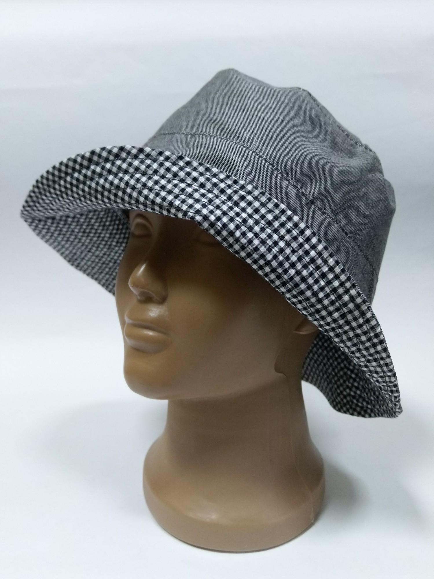 Панама-шляпа Lider хлопок 56-58 см Серый (24911590) Панама-шляпа Lider хлопок 56-58 см Серый (24911590)