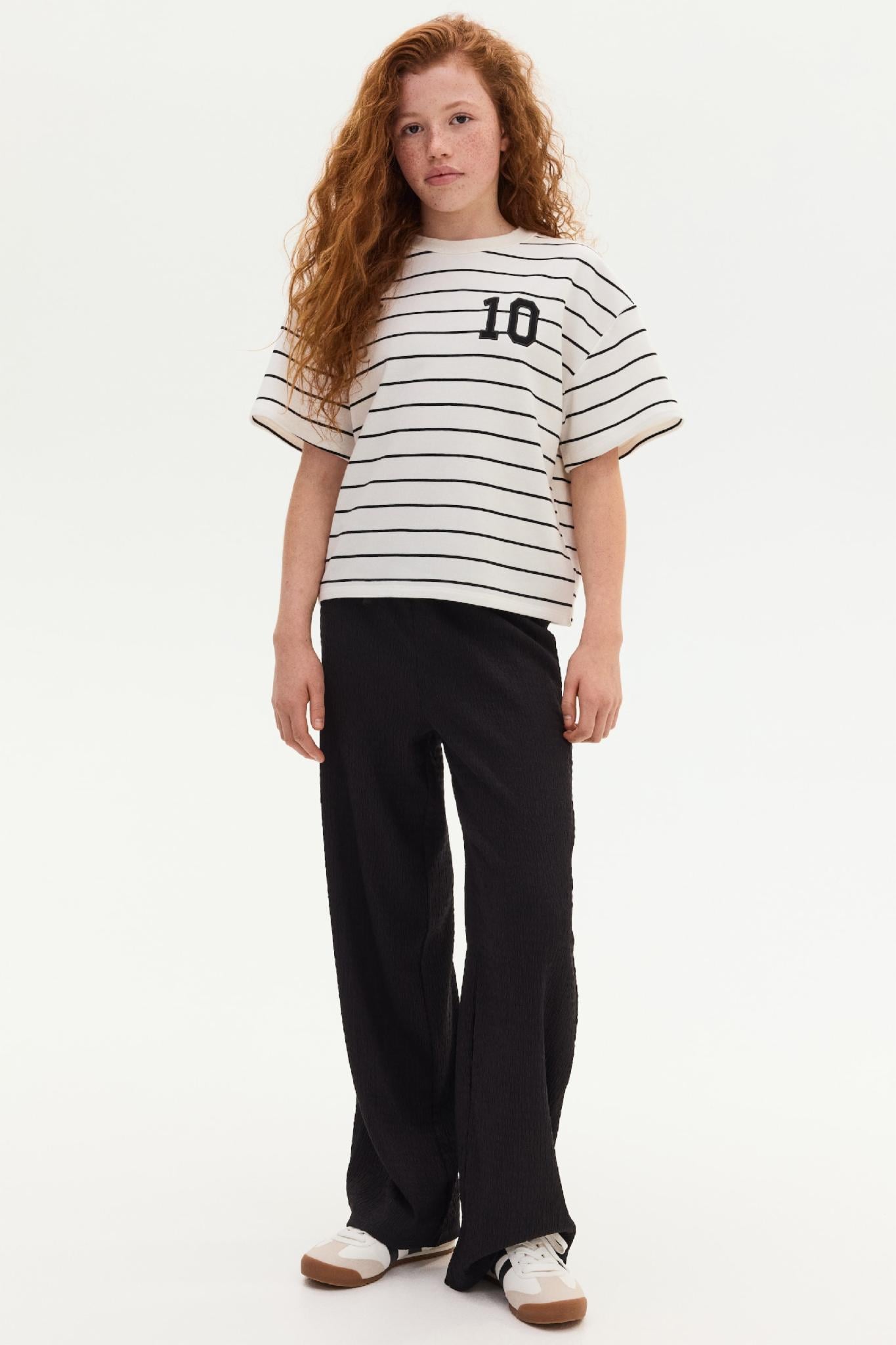 Брюки H&M 146 см Черный (1273595)