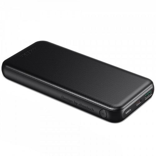 Повербанк Choetech B627-V3-CC-BK 10000 mAh 18 W PD QC3,0 USB-C In out USB-A Li-pol Чорний (573248) - фото 1