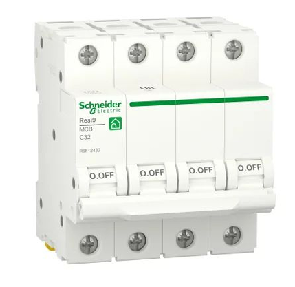 Автоматический выключатель 4-п. RESI9 32A C 6kA SCHNEIDER ELECTRIC C2