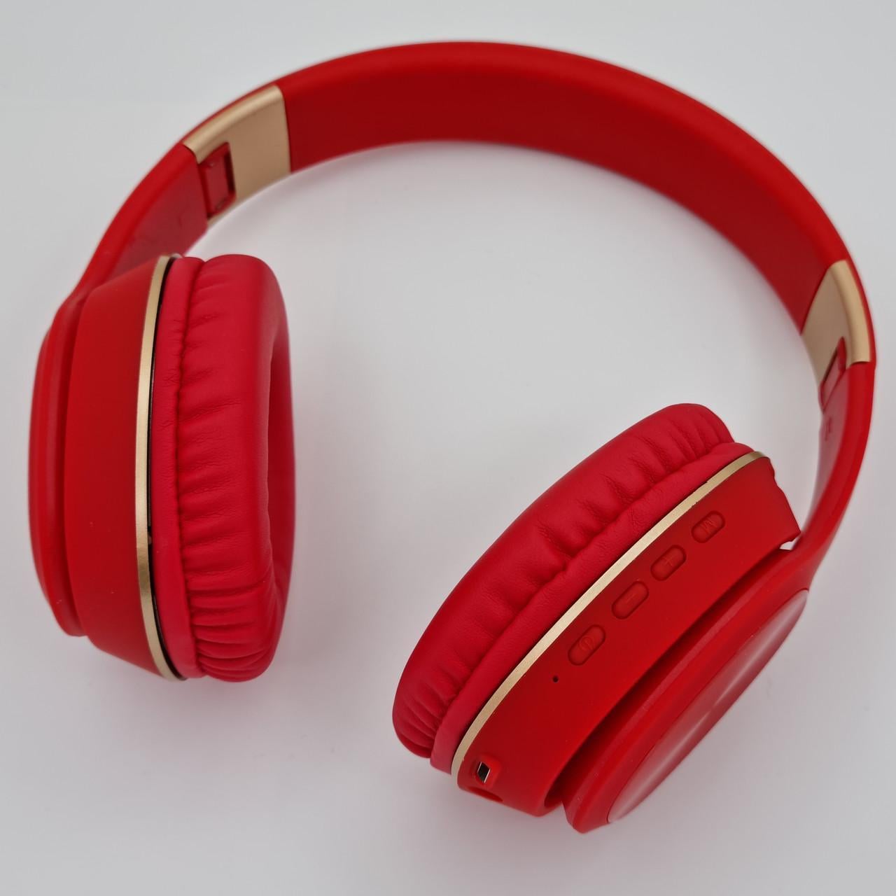 Навушники Bluetooth Moxom MX-WL05 накладні Червоний
