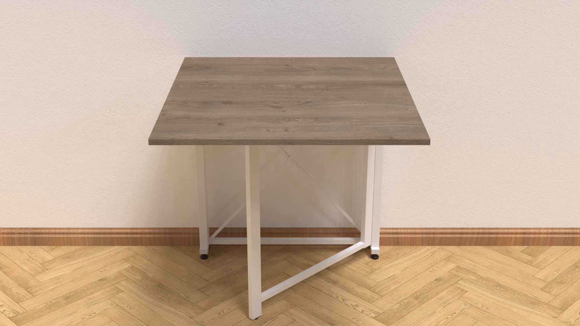 Стіл-книжка трансформер Ferrum-decor Orion 1 метал/ДСП 16 мм 750х810х730 мм Білий/Дуб Сонома Трюфель (ORI112) - фото 4 Стіл-книжка трансформер Ferrum-decor Orion 1 метал/ДСП 16 мм 750х810х730 мм Білий/Дуб Сонома Трюфель (ORI112) - фото 4