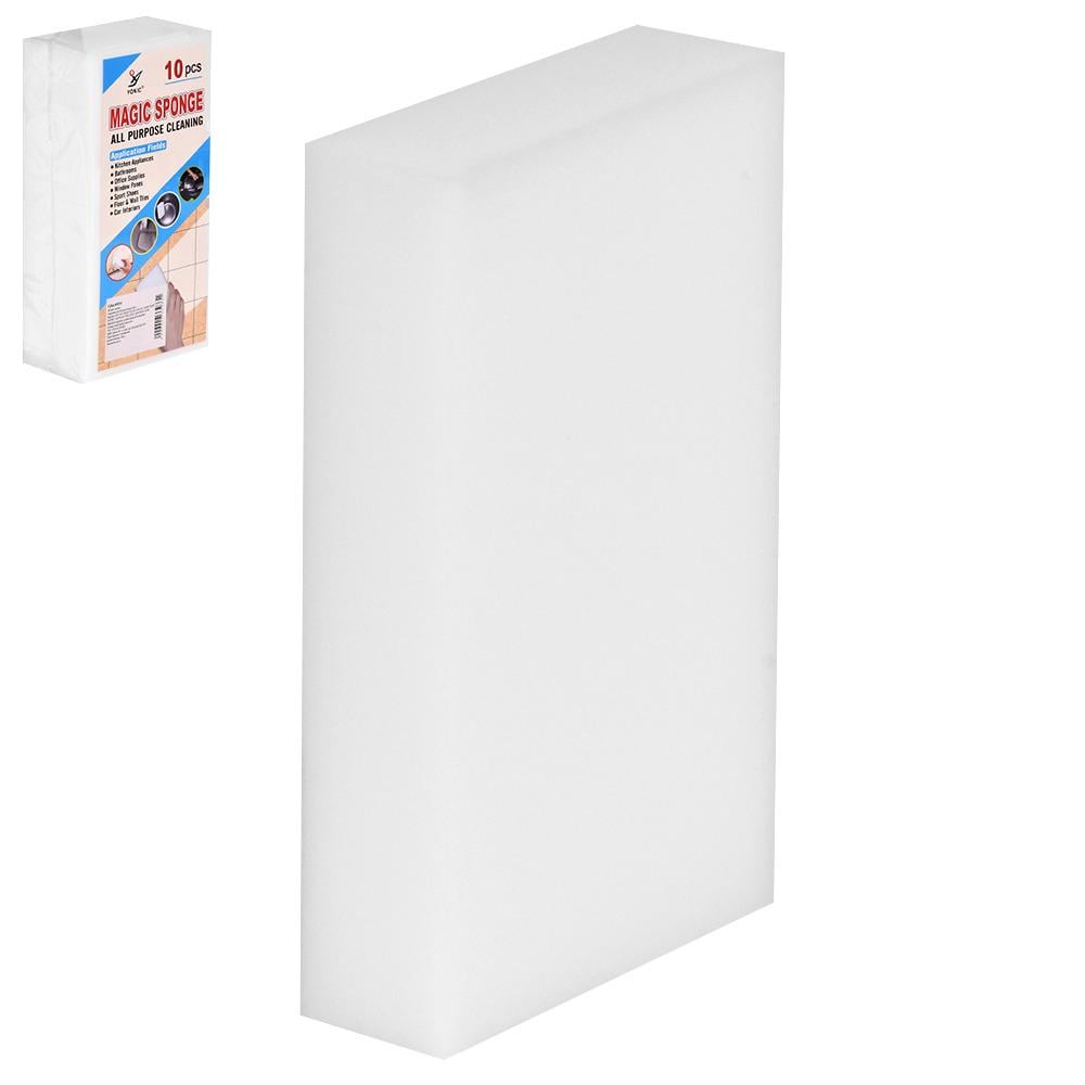 Губки меламиновые 10 шт. 3х6х9 см (R89741) - фото 2 Губки меламиновые 10 шт. 3х6х9 см (R89741) - фото 2