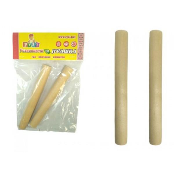 Пара дерев'яних Клавес Руді 180х22 мм - фото 3