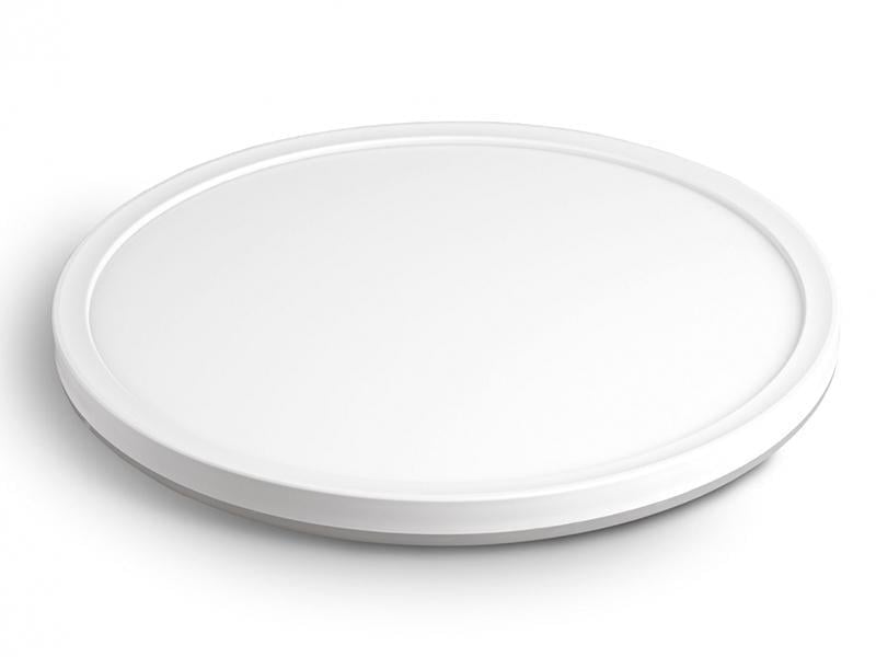 Светильник светодиодный накладной Videx круглый с декоративной подсветкой 18 Вт 220-240V 4000К IP20 Белый (VL-DL3R-184W)