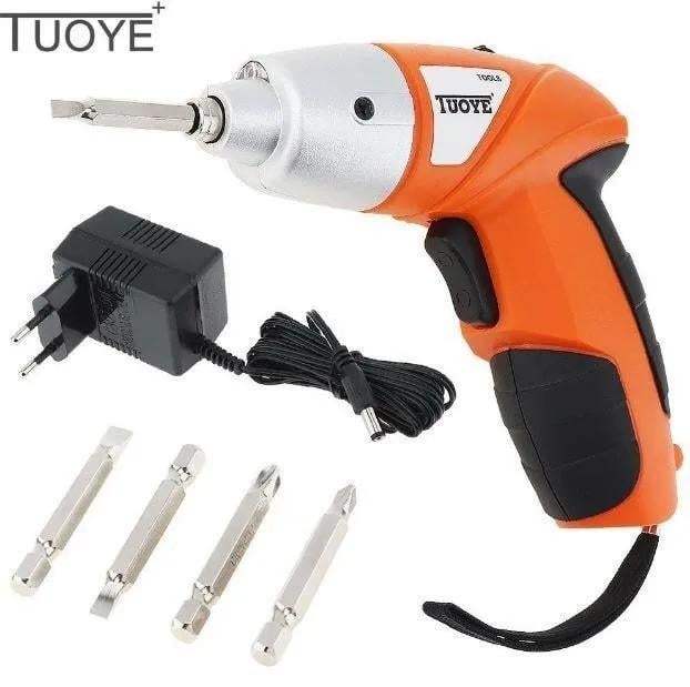 Акумуляторний міні шуруповерт TUOYE та біти - фото 6 Акумуляторний міні шуруповерт TUOYE та біти - фото 6
