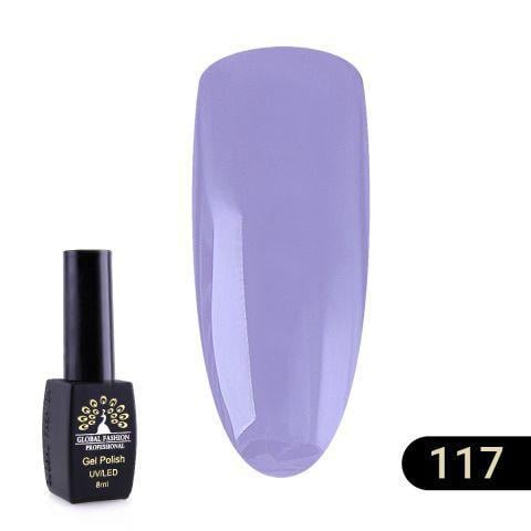 Гель-лак Global Fashion Black elite 117