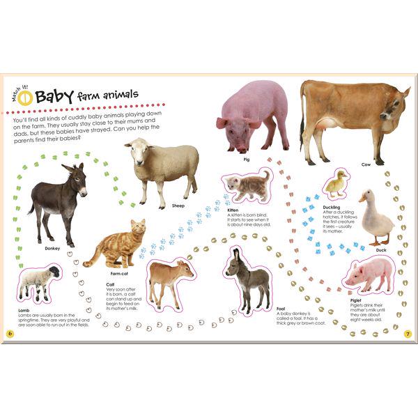 Книга DK "The Ultimate Sticker Book: Farm (ISBN:9780241467046) - фото 3