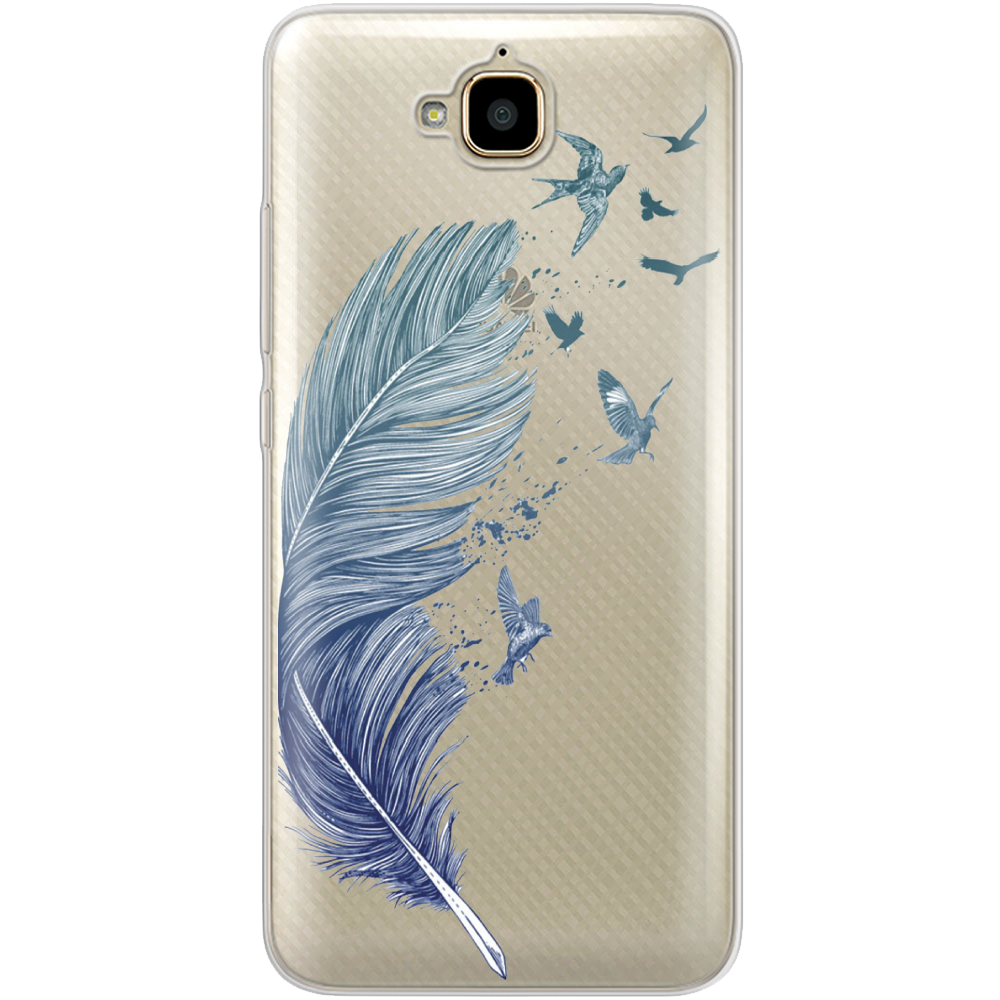 Чохол Boxface Huawei Y6 Pro Feather Прозорий силікон (25518-cc38-25518)