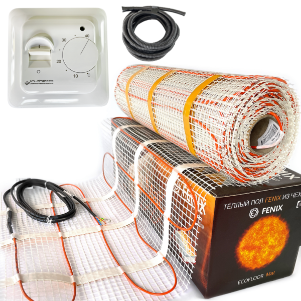 Нагревательный мат Fenix с механическим терморегулятором RTC 70 4 м2 (000806)