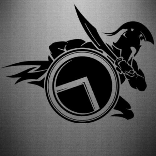 Наклейка Spartan 1 40x31,2 см (28186496)