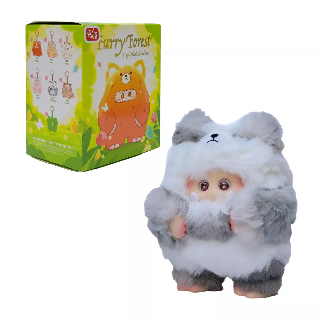 Мягкая игрушка-сюрприз с кольцом 10/10 Toys Giggle Monster Лесные пушистики 1 шт. (GM9981134)