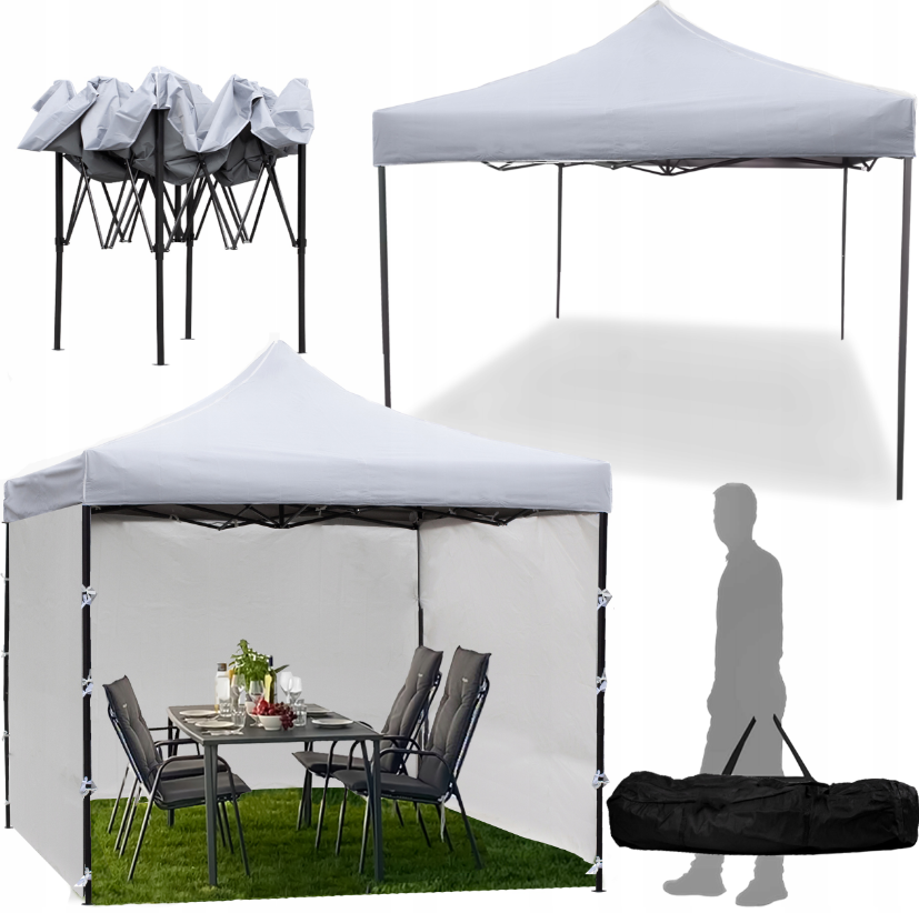 Павильон садовый Maltec 3 стены 3х3 м Светло-серый (2166911958) - фото 11 Павильон садовый Maltec 3 стены 3х3 м Светло-серый (2166911958) - фото 11